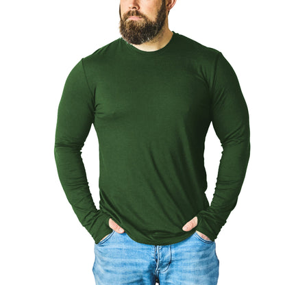 OG Long Sleeve with Thumbloops, Forest