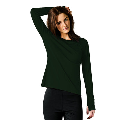 Women's OG Long Sleeve with Thumbloops, Olive