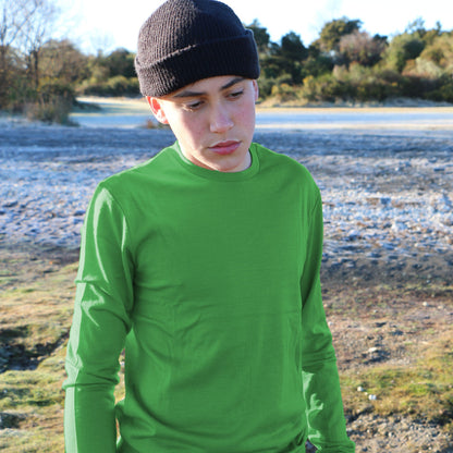 OG Long Sleeve with Thumbloops, Emerald Green