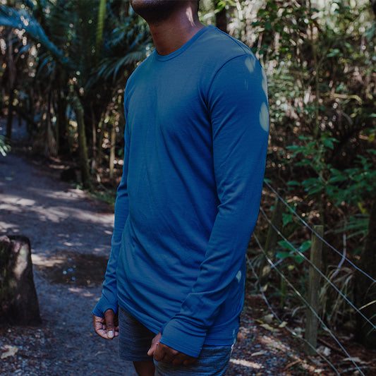 OG Light Long Sleeve with Thumbloops - Royal Blue