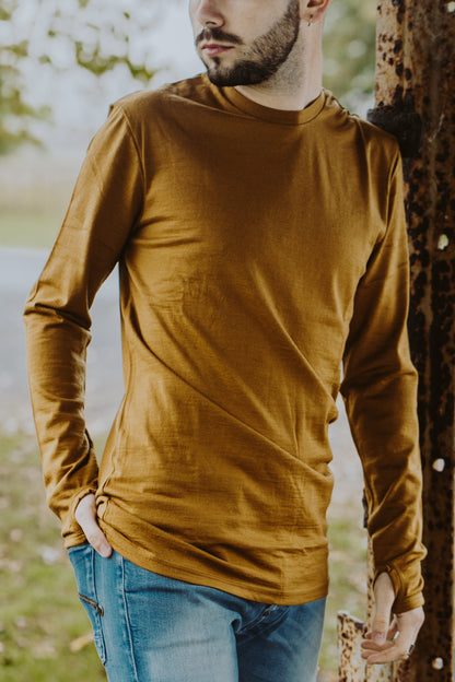 OG Long Sleeve with Thumbloops, Ochre