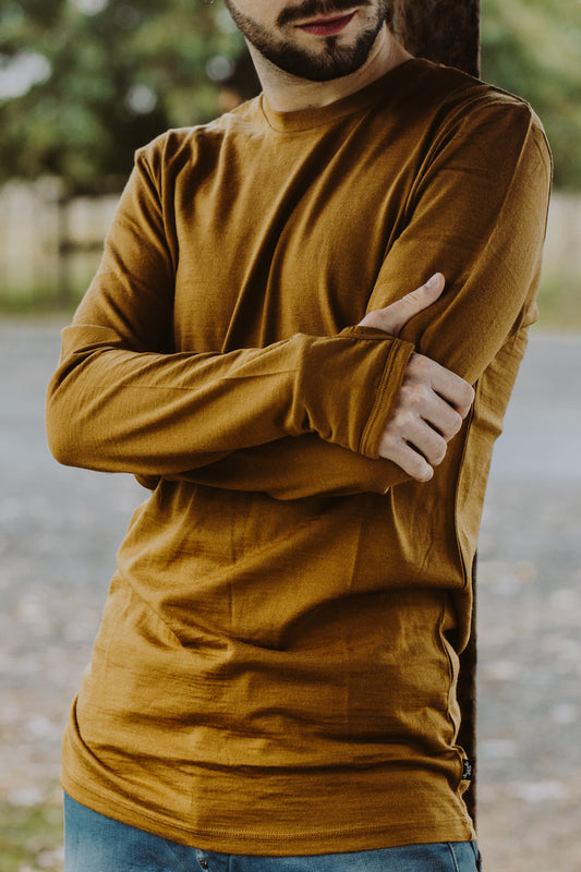 OG Long Sleeve with Thumbloops, Ochre