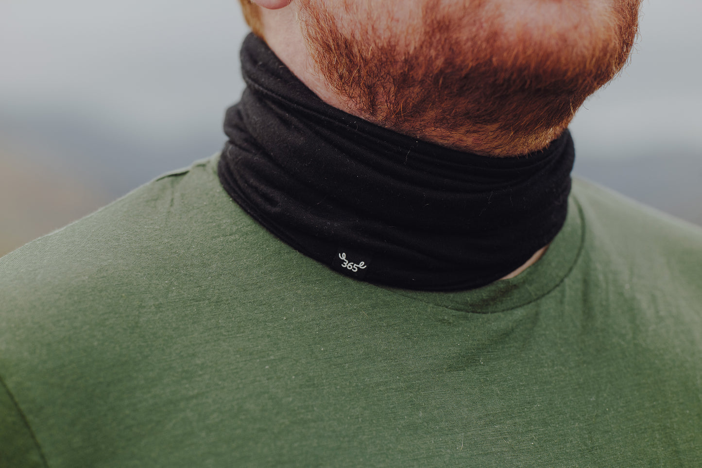 Neck Gaiter - One Size - Available in Cherry Ripe, Black, or Slate Grey