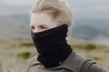 Neck Gaiter - One Size - Available in Cherry Ripe, Black, or Slate Grey