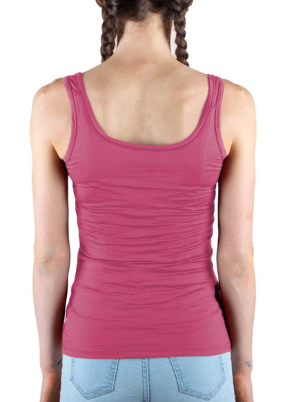 Women's Scoop Neck Tank Top, Pink