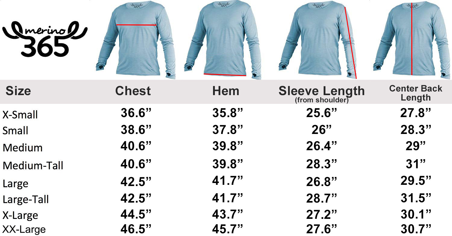 Merino 365 OG Long Sleeve with Thumbloops Top, Sapphire