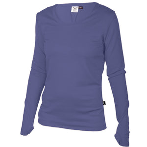Open image in slideshow, Merino 365 Women&#39;s OG Long Sleeve with Thumbloops Top, Orbit Blue
